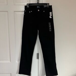 GAP Black Denim Classic Straight Jeans